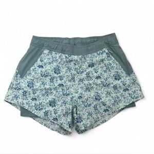 Fair harbor corliss green floral ditsy shorts
